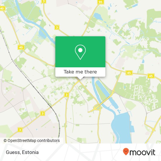 Карта Guess, 51014 Tartu