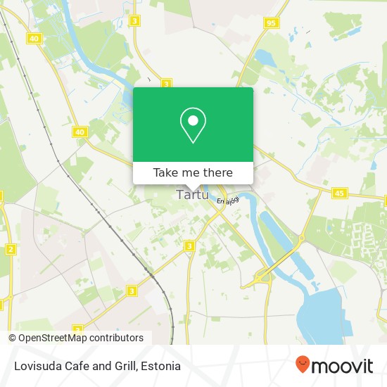 Lovisuda Cafe and Grill, Raekoja plats 8 51004 Tartu map