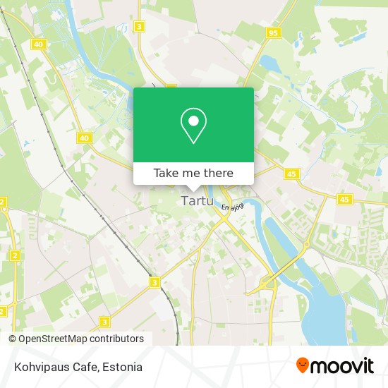 Карта Kohvipaus Cafe