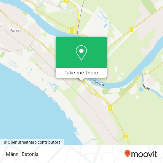 Карта Männi, 80042 Pärnu