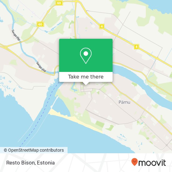 Resto Bison, Rüütli 14 80011 Pärnu map