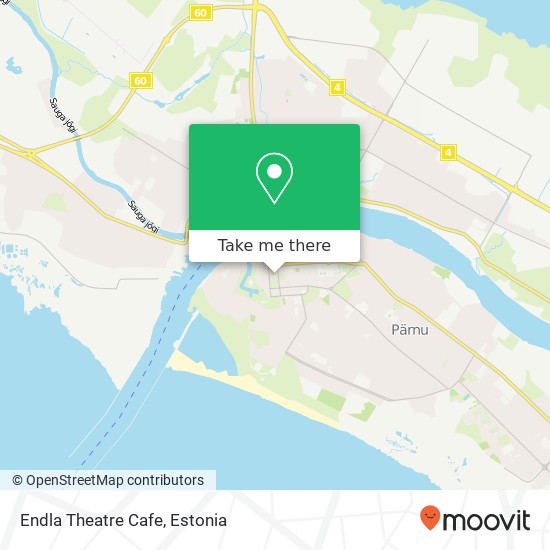 Endla Theatre Cafe, 80011 Pärnu map