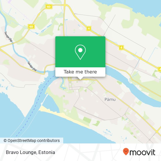 Bravo Lounge, Hommiku 80011 Pärnu map