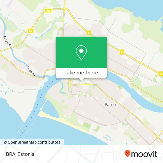 BRA, Hommiku 2 80015 Pärnu map