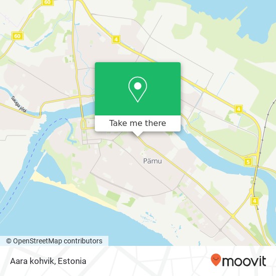 Aara kohvik, Riia maantee 25 80013 Pärnu map