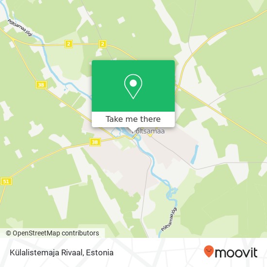 Külalistemaja Rivaal map