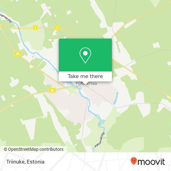 Triinuke, Kesk 4 48104 Põltsamaa map