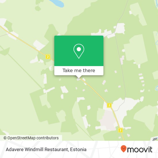 Карта Adavere Windmill Restaurant, Veskisaare 48031 Põltsamaa