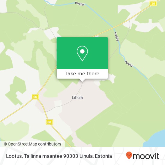 Lootus, Tallinna maantee 90303 Lihula map