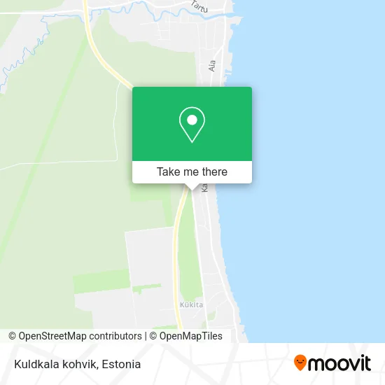 Карта Kuldkala kohvik