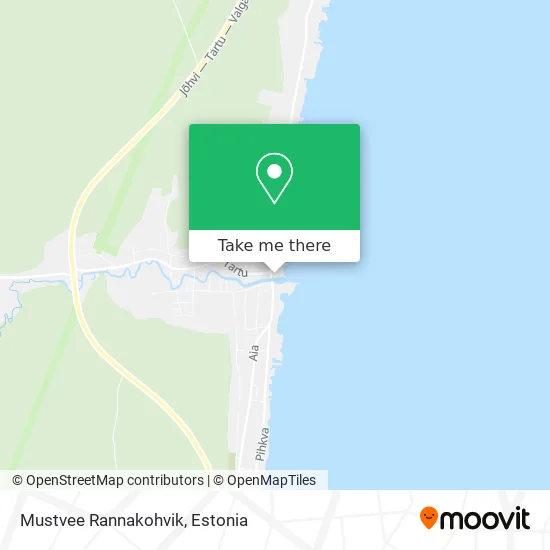 Карта Mustvee Rannakohvik