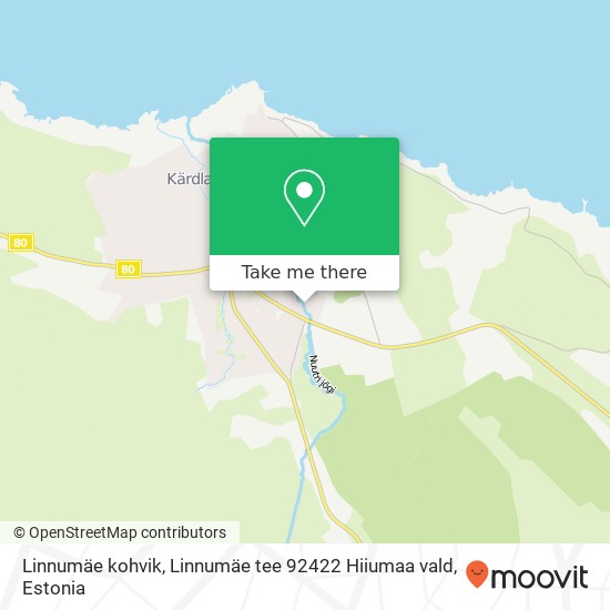 Linnumäe kohvik, Linnumäe tee 92422 Hiiumaa vald map