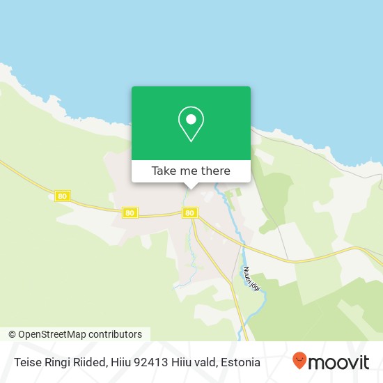 Teise Ringi Riided, Hiiu 92413 Hiiu vald map