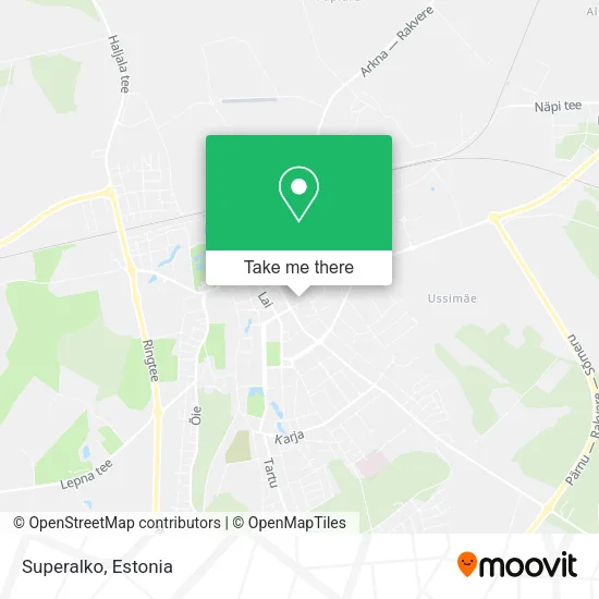 Superalko map