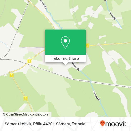 Sõmeru kohvik, Põllu 44201 Sõmeru map