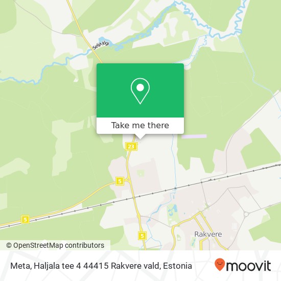 Meta, Haljala tee 4 44415 Rakvere vald map