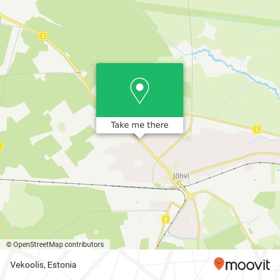 Vekoolis, Rakvere 41533 Jõhvi map