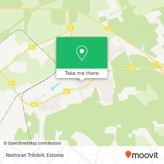 Карта Restoran Trilobiit, Tuuslari 10 30321 Kohtla-Järve