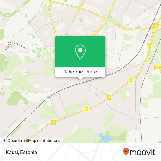 Карта Kassi, Jaama 11615 Tallinn