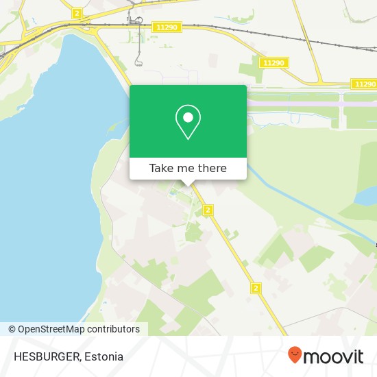 HESBURGER, Veesaare tee 2 75312 Rae map