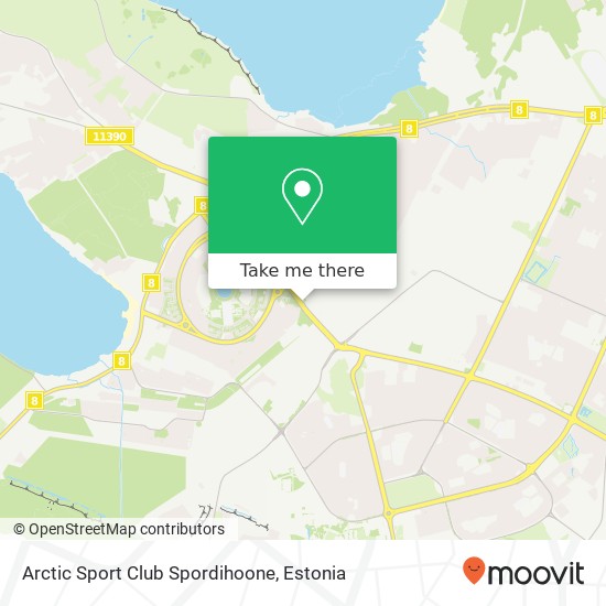 Arctic Sport Club Spordihoone, Ehitajate tee 114 13517 Tallinn map