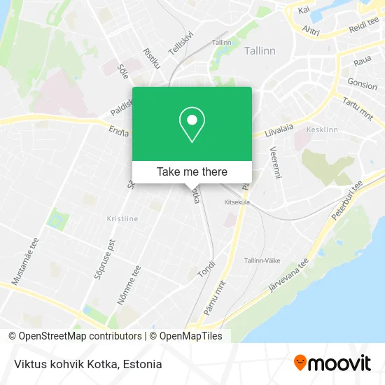 Карта Viktus kohvik Kotka