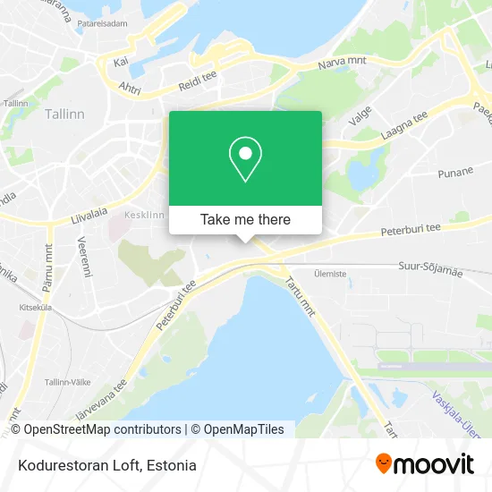 Карта Kodurestoran Loft