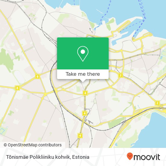 Tõnismäe Polikliiniku kohvik, Hariduse 10119 Tallinn map