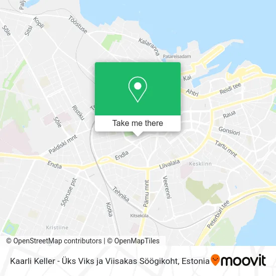 Kaarli Keller - Üks Viks ja Viisakas Söögikoht map