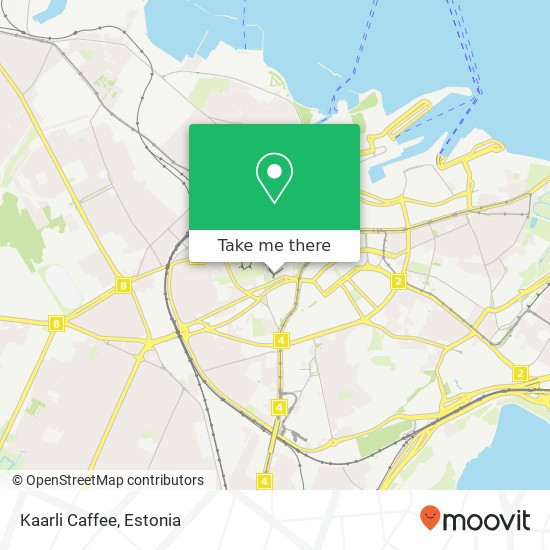 Карта Kaarli Caffee, Harjuorg 10130 Tallinn