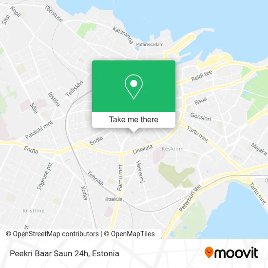 Карта Peekri Baar Saun 24h