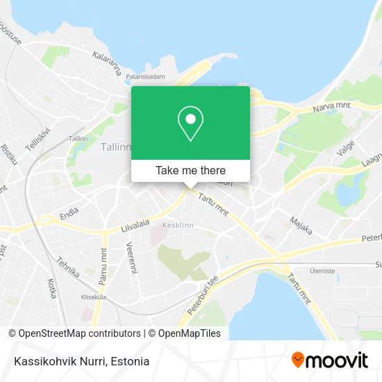 Карта Kassikohvik Nurri