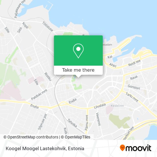 Koogel Moogel Lastekohvik map