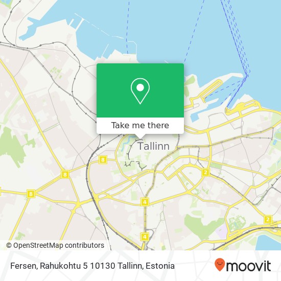 Карта Fersen, Rahukohtu 5 10130 Tallinn