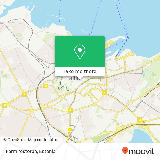Карта Farm restoran, Viru 11 10140 Tallinn