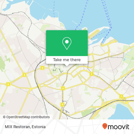 Карта MIX Restoran, Vana-Posti 13 10146 Tallinn