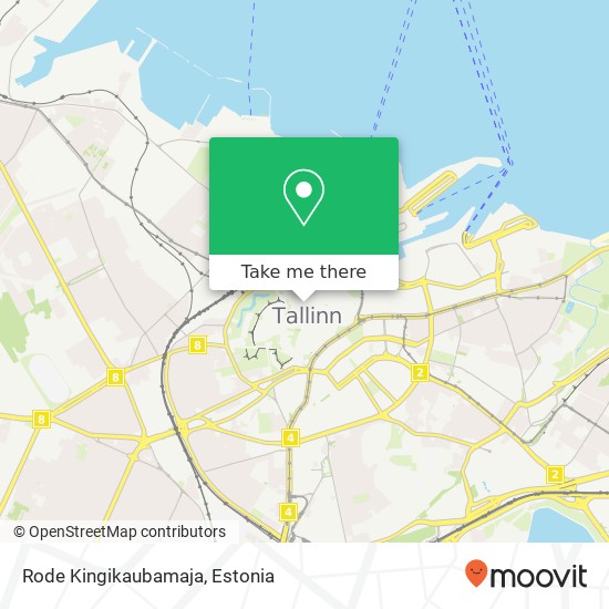 Rode Kingikaubamaja, Pikk 15 10123 Tallinn map