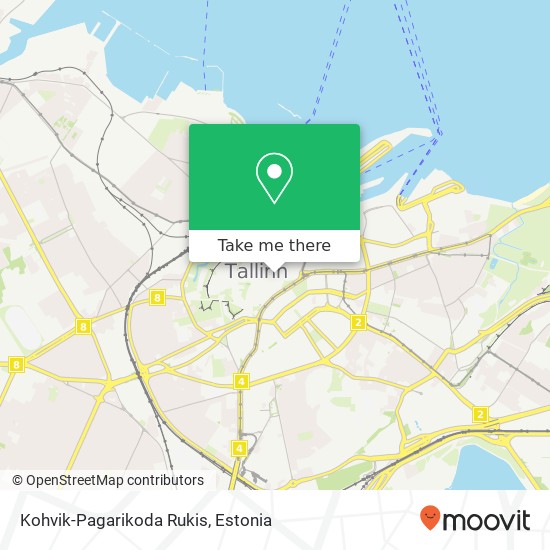 Kohvik-Pagarikoda Rukis, Viru 11 10140 Tallinn map