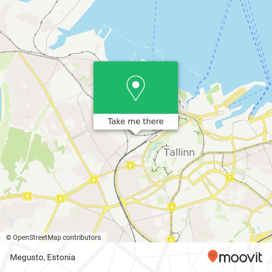 Карта Megusto, Telliskivi 60 10412 Tallinn