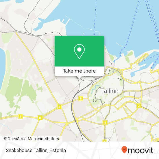 Snakehouse Tallinn map