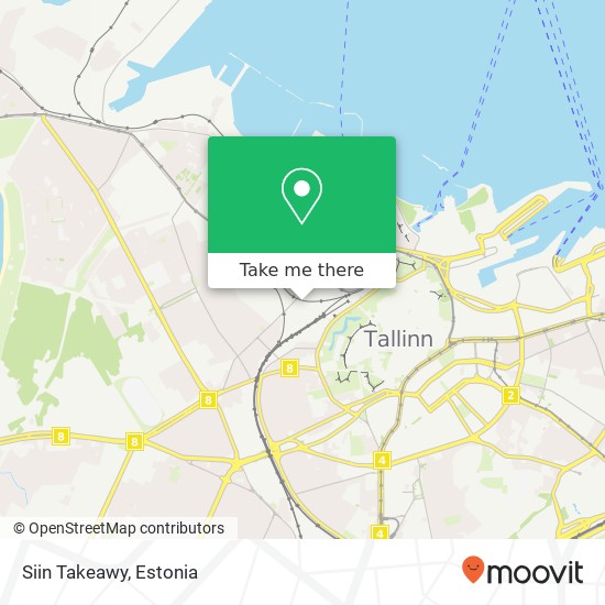 Карта Siin Takeawy, Telliskivi 60 10412 Tallinn