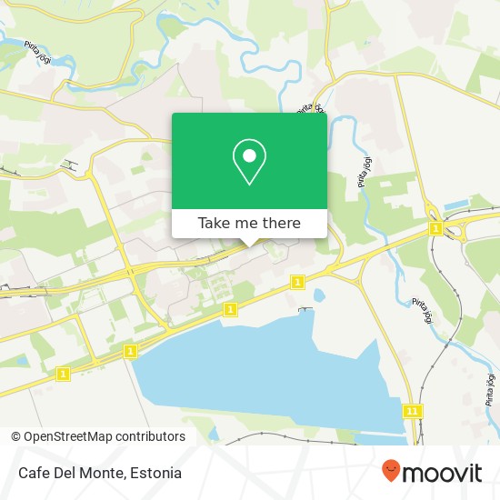 Карта Cafe Del Monte, Ümera 3 13816 Tallinn