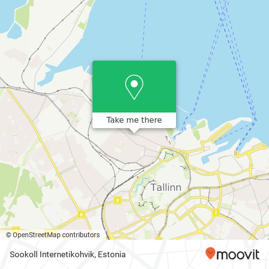 Sookoll Internetikohvik, Soo 10414 Tallinn map