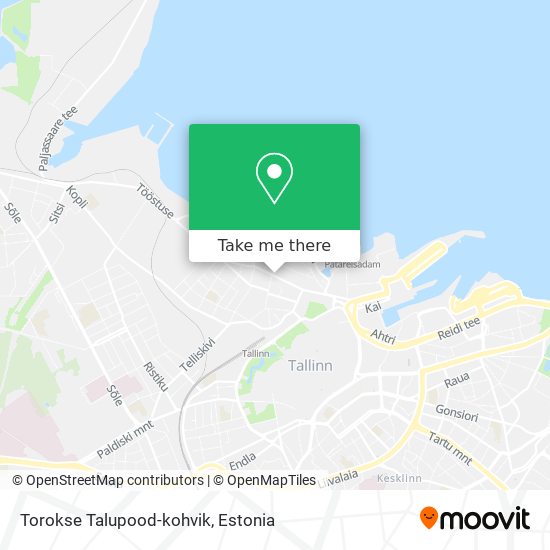 Карта Torokse Talupood-kohvik