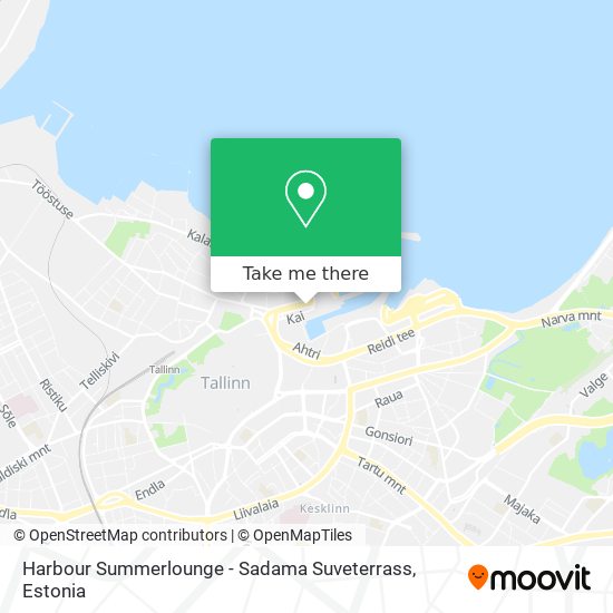 Harbour Summerlounge - Sadama Suveterrass map