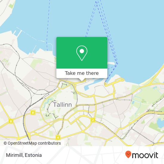 Карта Mirimill, Sadama 6 10111 Tallinn