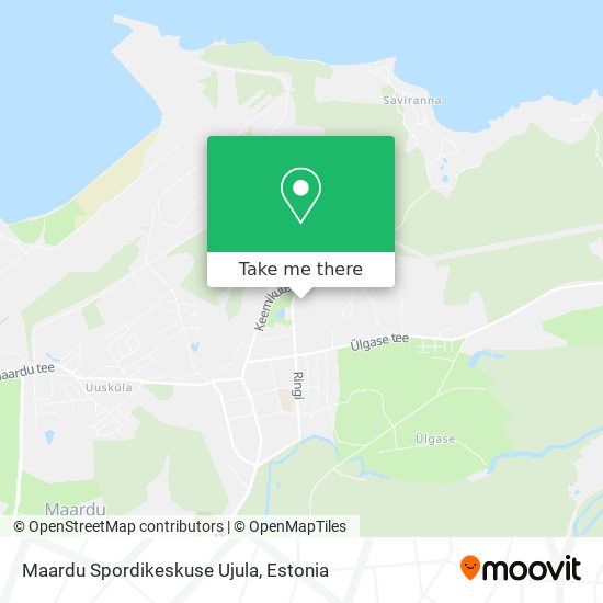 Maardu Spordikeskuse Ujula map