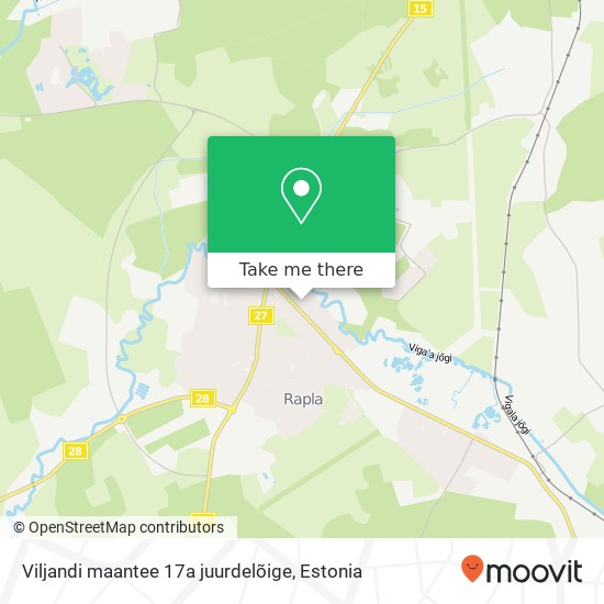 Viljandi maantee 17a juurdelõige map