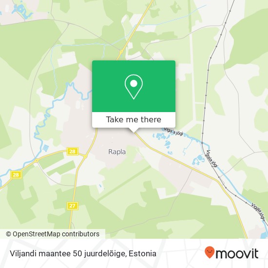 Viljandi maantee 50 juurdelõige map