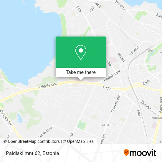 Paldiski mnt 62 map
